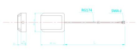 Antenna Home AHGG.101 GPS/BD Kutulu Harici Anten SMA - 2