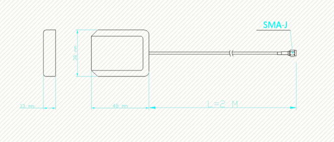 Antenna Home AHGG.101 GPS/BD Kutulu Harici Anten SMA - 3