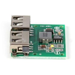DC-DC Araba Şarj Voltaj Sabitleyici Modülü - Çift USB Çıkışlı - 2