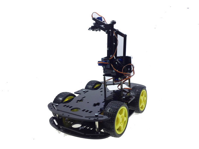 REX Chassis Serisi Arduino 4WD Robot Kollu Pro Platforma - 2