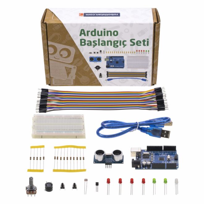 Arduino Uno Başlangıç Seti (Klon) (EKitap ve Videolu) - 2