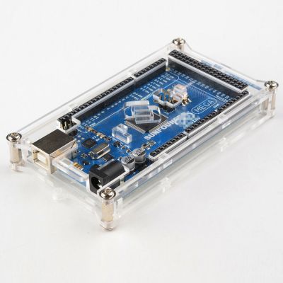 Arduino için MEGA 2560 R3 Pleksi Kutu - 1