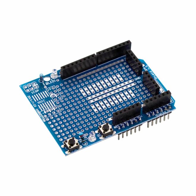 Arduino için Mini Breadboardlu UNO R3 Proto Shield Kiti - 3