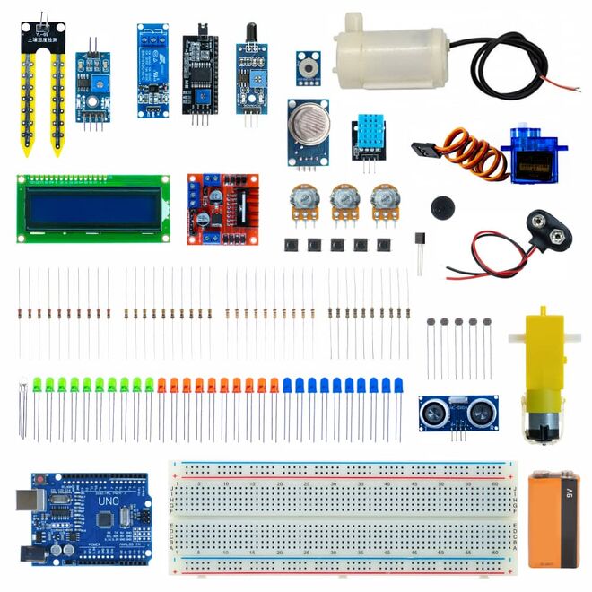 Arduino ile Uyumlu Robotik Kodlama Temel Seviye Seti (MEB Müfredatı Uyumlu) - 1