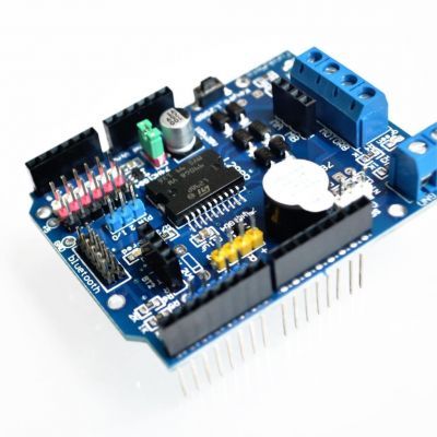 Arduino SMD L298 Çift Motor Sürücü Shield - 3