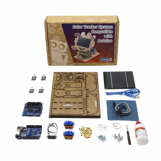 Arduino Solar Tracker System with Electronic Components - SolarX - 3