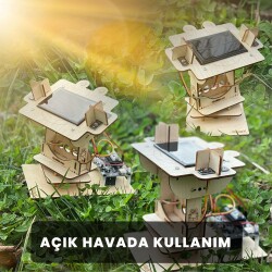 SolarX Arduino Güneş Takip Sistemi - (E-Kitap Hediyeli) - Arduino Solar Tracker V2 - 4