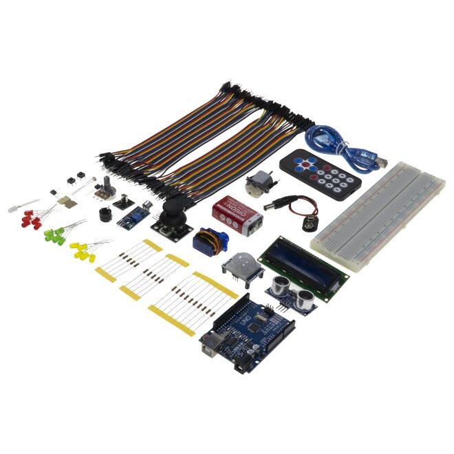 Arduino Süper Başlangıç Seti Uno Rev3 (Klon) (E-Kitap Hediyeli ve Videolu) - 1