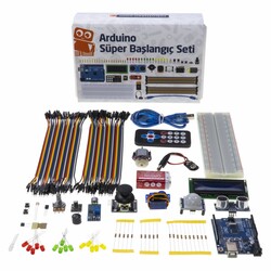 Arduino Süper Başlangıç Seti Uno Rev3 (Klon) (E-Kitap Hediyeli ve Videolu) - 2