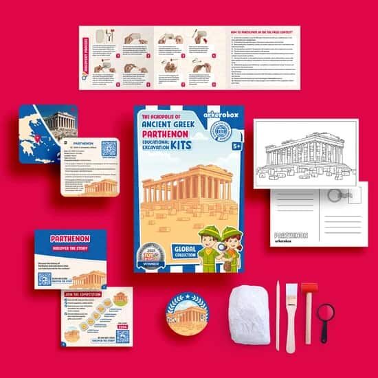 Arkerobox Collection - Ancient Greek Parthenon Educational Excavation Set - 3