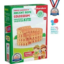 Arkerobox Collection - Ancient Rome Colosseum Educational Excavation Set - Arkerobox
