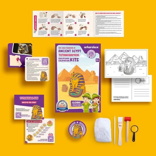 Arkerobox Collection - Ancient Egypt Tutankhamun Educational Excavation Set - 3