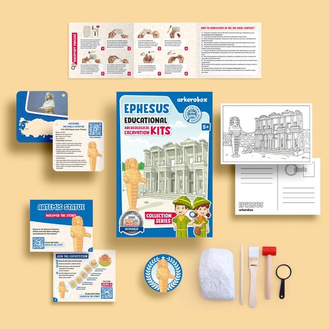 Arkerobox Koleksiyon - Efes Eğitici Kazı Seti - 2