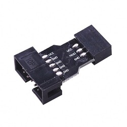 AVRISP USBASP STK500 için 10 Pini 6 Pine Dönüştürücü Kartı 