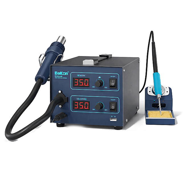 BAKON 852MX C210 Lehimleme ve Sıcak Hava İstasyonu – 1000W - 5