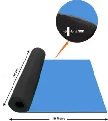 Bakon BK123 ESD Blue Anti-Static Mat 1x10m 2mm - 4
