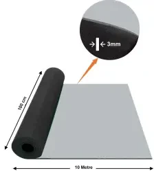 Bakon BK123 ESD Gray Antistatic Mat 1x10 m 3 mm - 4
