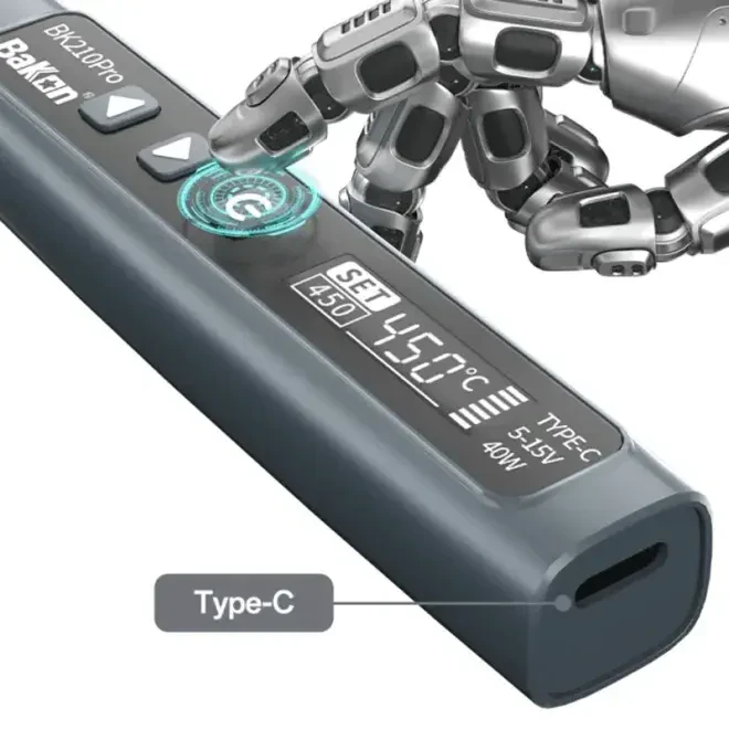 Bakon BK210 Pro Portatif Isı Kontrollü Havya - 6