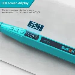 Bakon BK210S Portable USB Temperature-Controlled Digital Soldering Iron - 4
