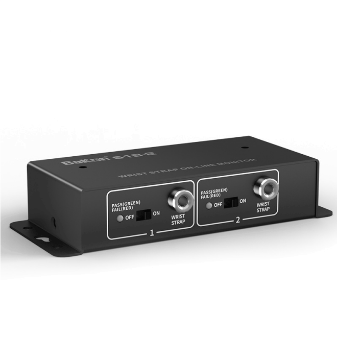 Bakon BK518-2 Bileklik Topraklama Mönitör - Çift Giriş - 1