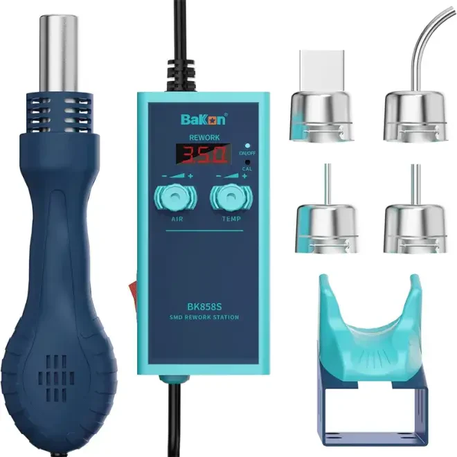 Bakon BK858S Portable Hot Air Rework Station - BAKON