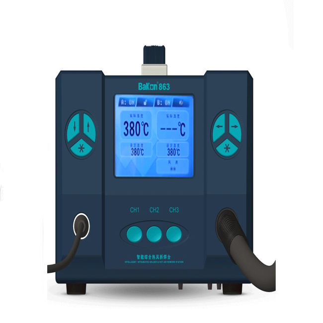 Bakon BK863 2in1 Sıcak Hava ve Lehim Sökme İstasyonu - 3
