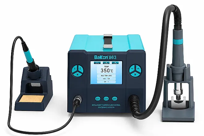 Bakon BK863 2in1 Hot Air and Desoldering Station - 1