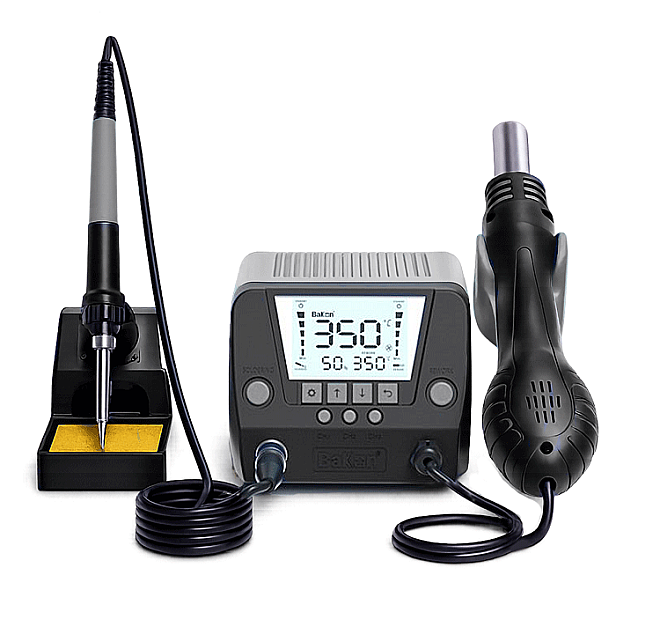 Bakon BK881 Intelligent 2 in 1 Havya İstasyonu - 1