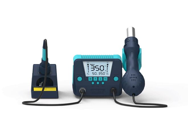 Bakon BK881 Intelligent 2 in 1 Soldering Iron Station - 2