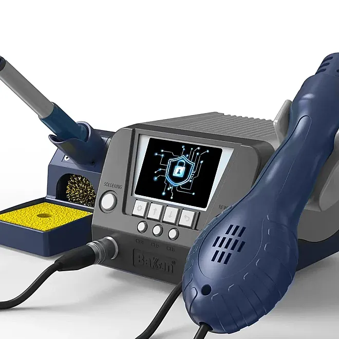Bakon BK881 Intelligent 2 in 1 Soldering Iron Station - 3