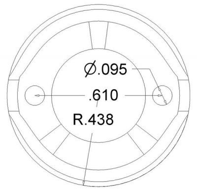 Ball Caster with 3/4 Inch Metal Ball (Sarhoş Teker 19.05 mm) - PL-955 - 3