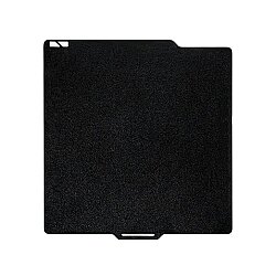 Bambu X1 Uyumlu Çift Taraflı Siyah PEI Yay Çeliği Tabla (Düz ve Toz Kaplamalı) (256x256 mm) - Lankeda