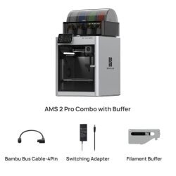BambuLab X1 Carbon AMS2 Pro Combo 3D Printer - 2