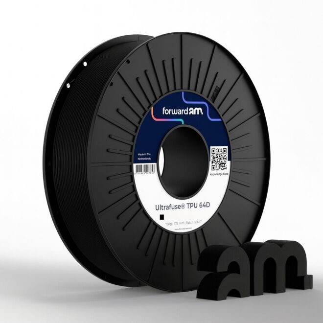 BASF Ultrafuse TPU 64D Black Filament 1.75mm - 1