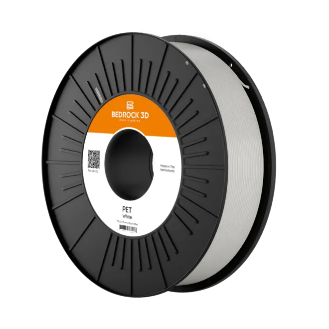 Bedrock Ultrafuse PET White Filament 1.75mm 750g - 1
