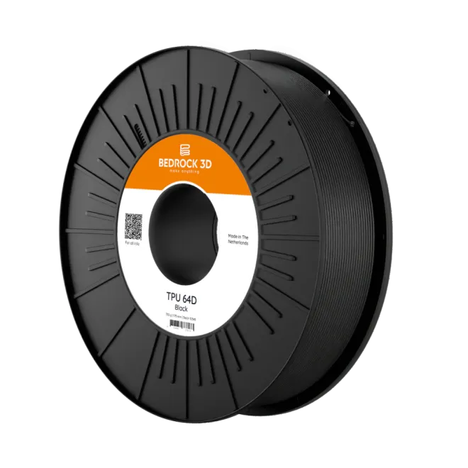 Bedrock Ultrafuse TPU 64D Siyah Filament 1.75mm - 1