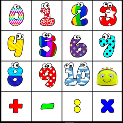 Bee-Bot® and Blue-Bot Numbers Mat - Turkish Version 