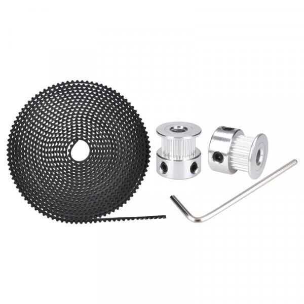 Belt, Hoop Set - GT2 20 Gear Hoop, GT2 6mm Belt 2m - 3