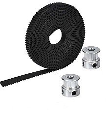 Belt, Hoop Set - GT2 20 Gear Hoop, GT2 6mm Belt 2m 