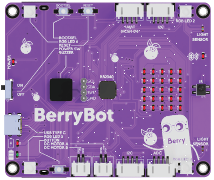 BerryBot Kodlanabilir Eğitim Robotu - 10