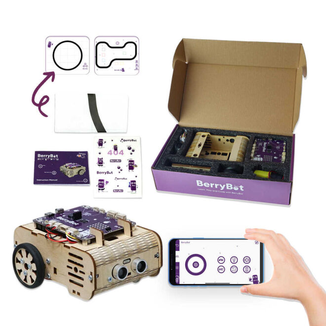 BerryBot Programmable Educational Robot - 3