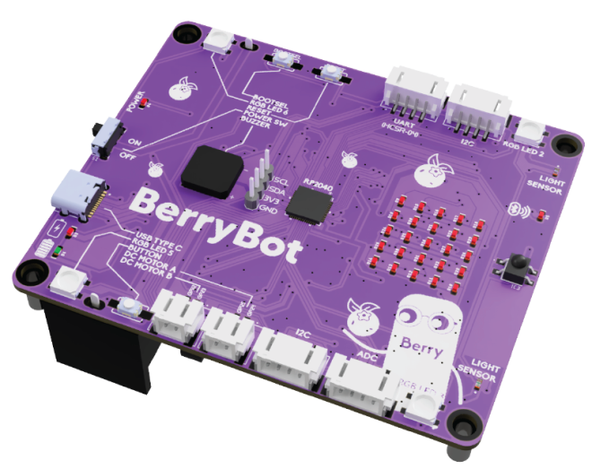 BerryBot Programmable Educational Robot - 12