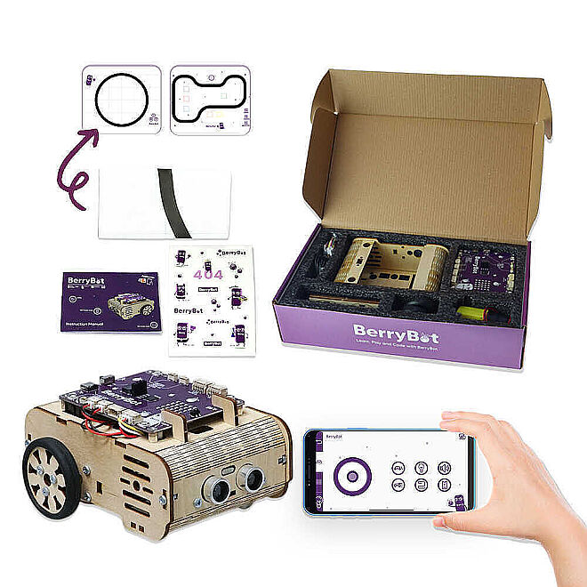 BerryBot Programmable Educational Robot (Includes 43-Video Tutorial Series) - 4