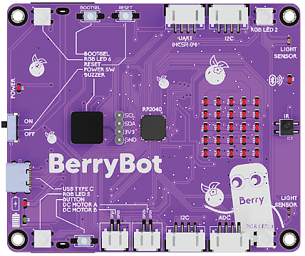 BerryBot Programmable Educational Robot (Includes 43-Video Tutorial Series) - 7