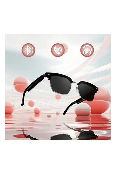  Black Wireless Bluetooth Compatible Smart Glasses - MLB E13-06 - 3