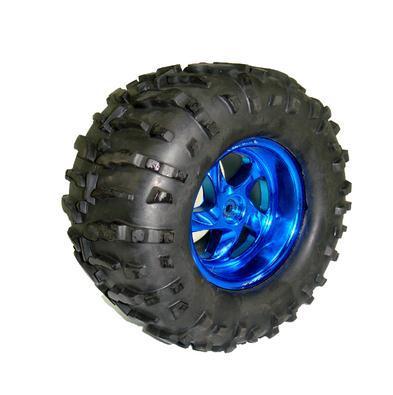 Büyük Arazi Tekerleği 125 mm x 58 mm - Mavi - 1