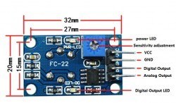 Carbon Monoxide and Flammable Gas Sensor Board - MQ-9 - 2