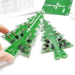 Christmas Flash LED Electronic DIY Learning Kit - 3