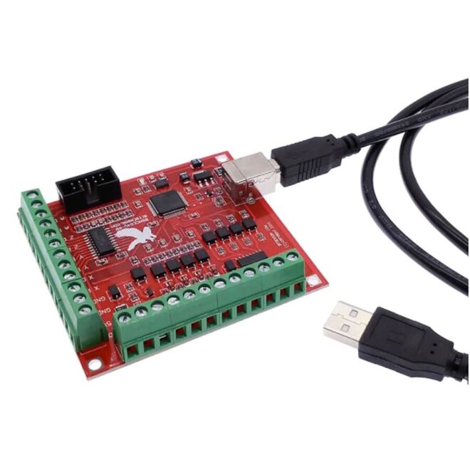 CNC USB Mach3 4 Eksen Hareket Kontrol Kartı - 2