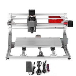 CNC3018 DIY Mini Masaüstü CNC İşleme Makinesi - (Resim Ağaç İşleme Oyma Makinesi GRBL Kontrol - EU Plug) - Lazersiz - 1